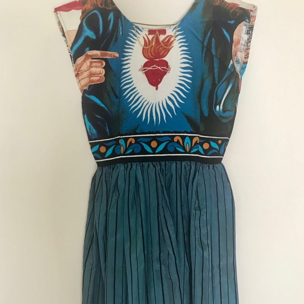 Rusty Cuts custom Sacred Heart dress